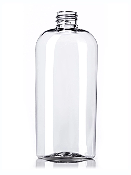 4 oz Clear PET Plastic Cosmo Oval Bottle – B461