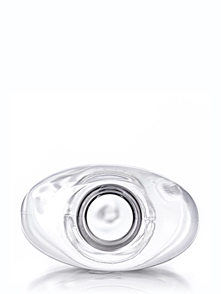 4 oz Clear PET Plastic Cosmo Oval Bottle – B461