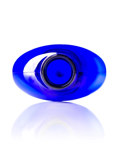 4 oz Cobalt Blue PET Plastic Cosmo Oval Bottle – B462