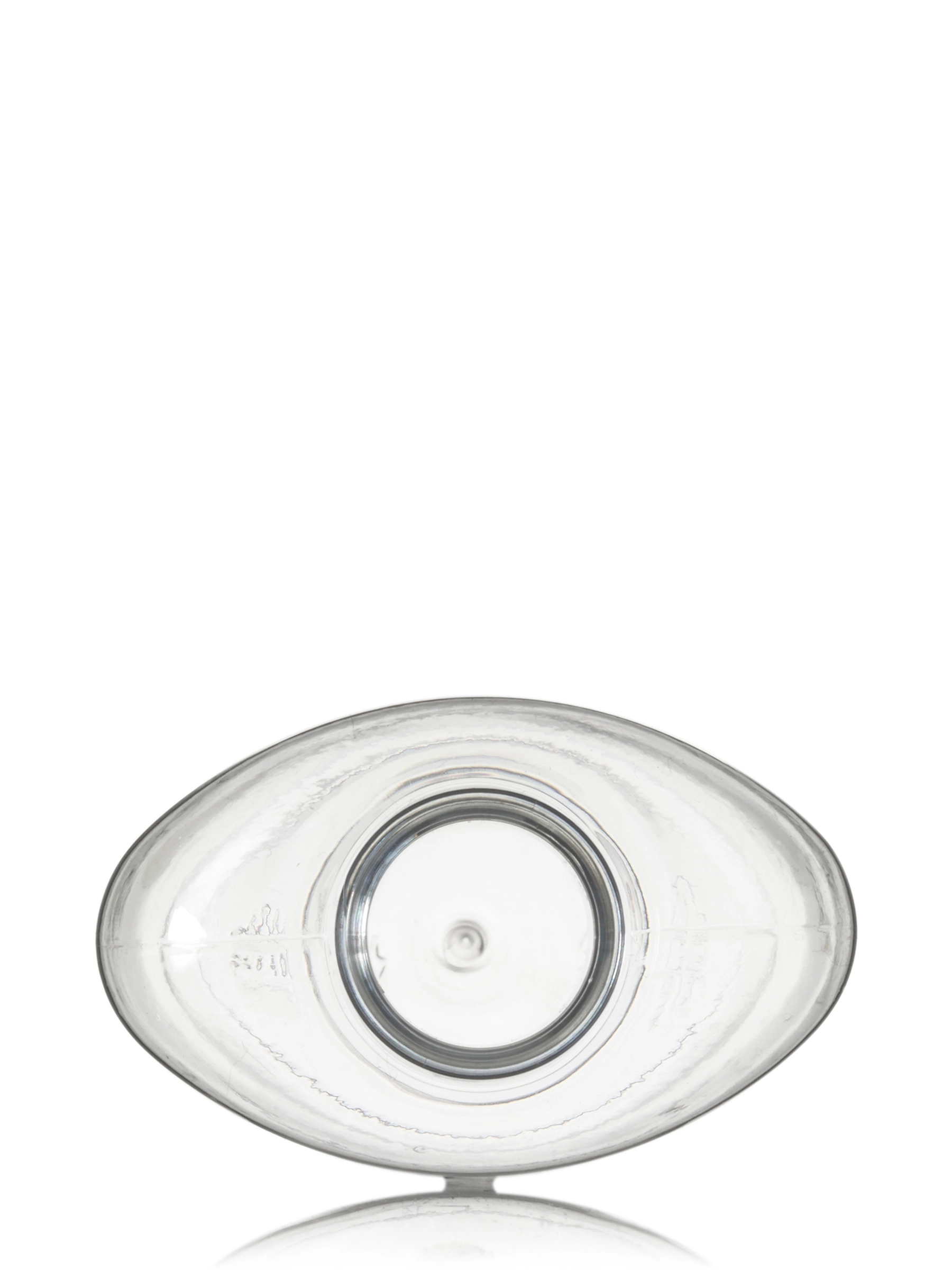 8 oz Clear PET Plastic Cosmo Oval Bottle – B463CL