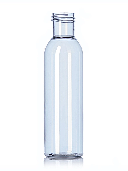 4 oz Clear PET Plastic Cosmo Round Bottle – B464
