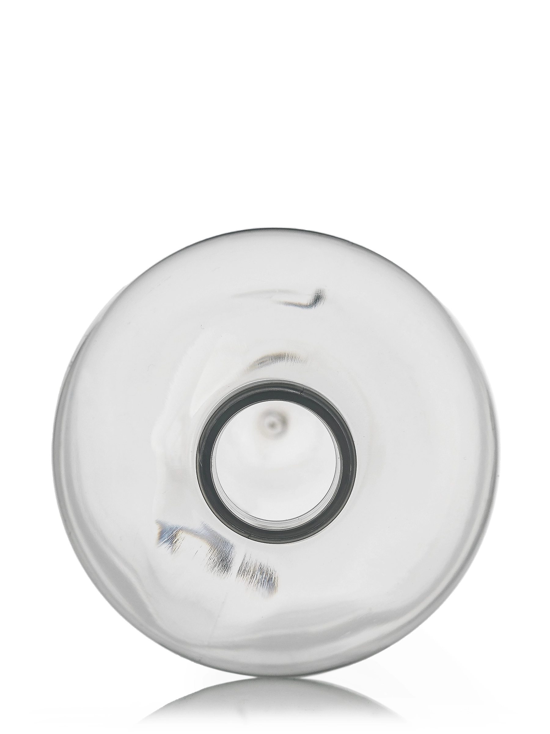 24 oz Clear PET Plastic Squat Boston Round Bottle – B473CL
