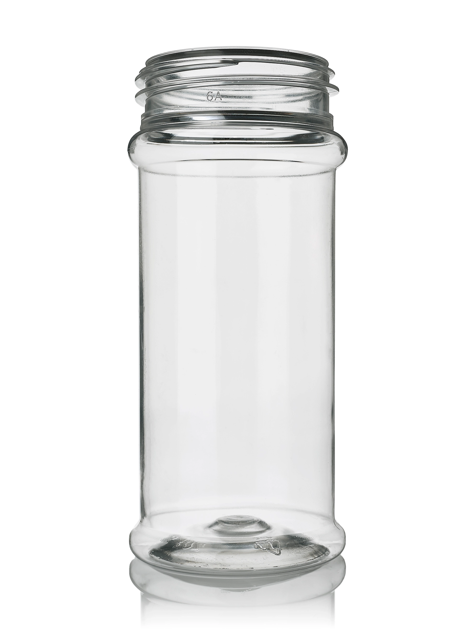 8.4 oz Clear PET Plastic Spice Bottle – B514CL
