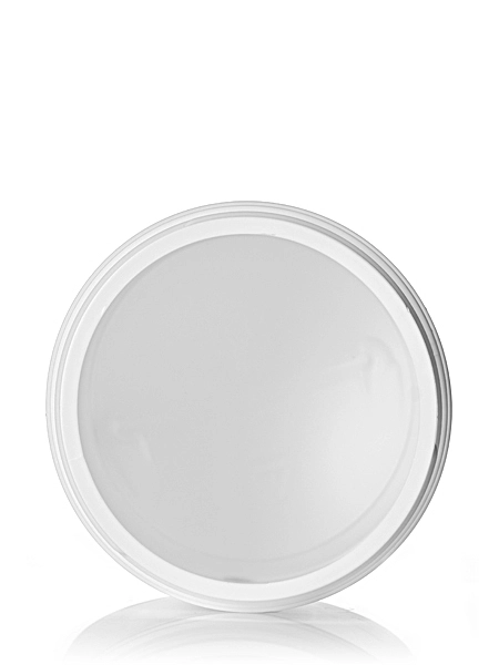 55 oz White HDPE Plastic Wide-Mouth Container – B520