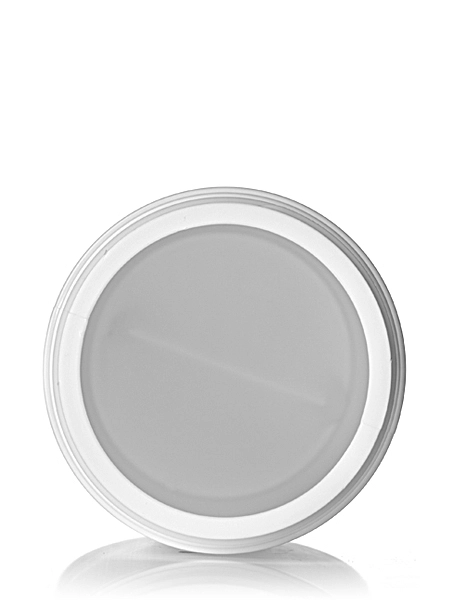 32 oz White HDPE Plastic Single Wall Canister – B525