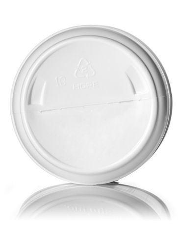 19 oz white HDPE plastic wide-mouth container with 89-400 neck finish