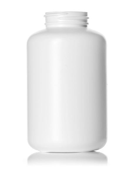 500 cc White HDPE Plastic Pill Packer Bottle – B609