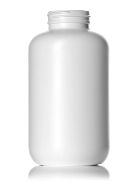 950 cc White HDPE Plastic Pill Packer Bottle – B612