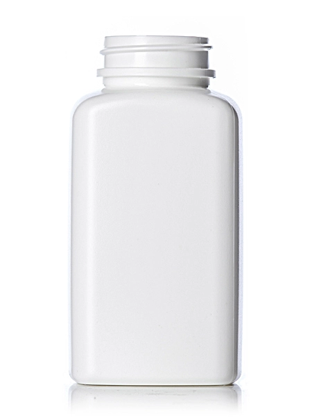 190 cc White HDPE Plastic Oblong Pill Packer Bottle – B614