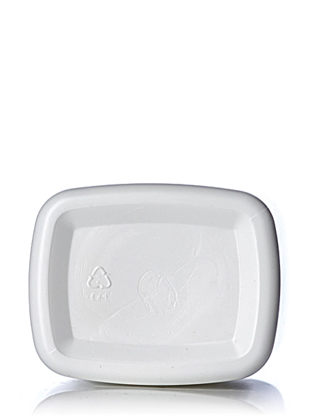 190 cc White HDPE Plastic Oblong Pill Packer Bottle – B614