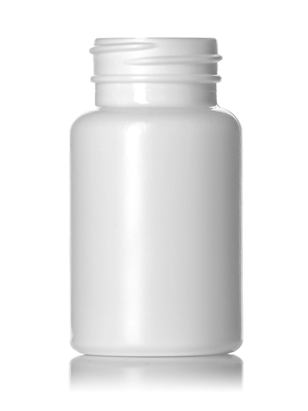 120 cc White HDPE Plastic Pill Packer Bottle – B624