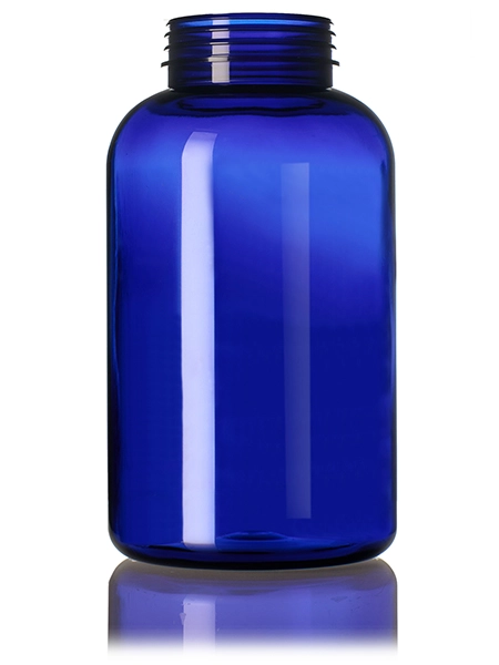 750 cc Cobalt Blue PET Plastic Pill Packer Bottle – B627BL