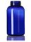 750 cc cobalt blue PET plastic pill packer bottle with hinge guard 53 mm neck finish