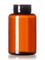 250 cc amber PET plastic pill packer bottle with 45-400 neck finish