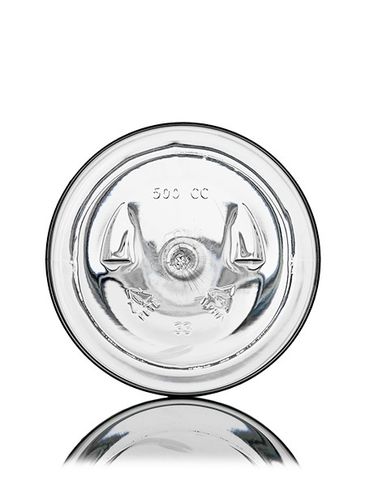 500 cc clear PET plastic pill packer bottle with 45-400 neck finish
