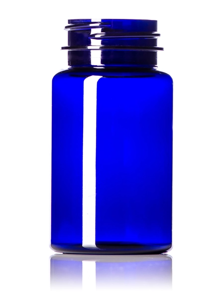 100 cc Cobalt Blue PET Plastic Pill Packer Bottle – B641