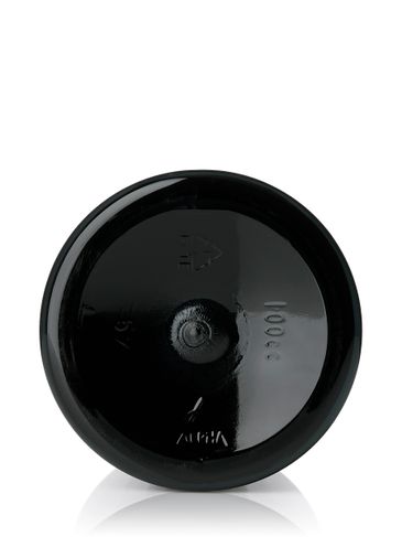 100 cc black PET plastic pill packer bottle with 38-400 neck finish