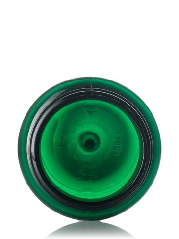 100 cc dark green PET plastic pill packer bottle with 38-400 neck finish