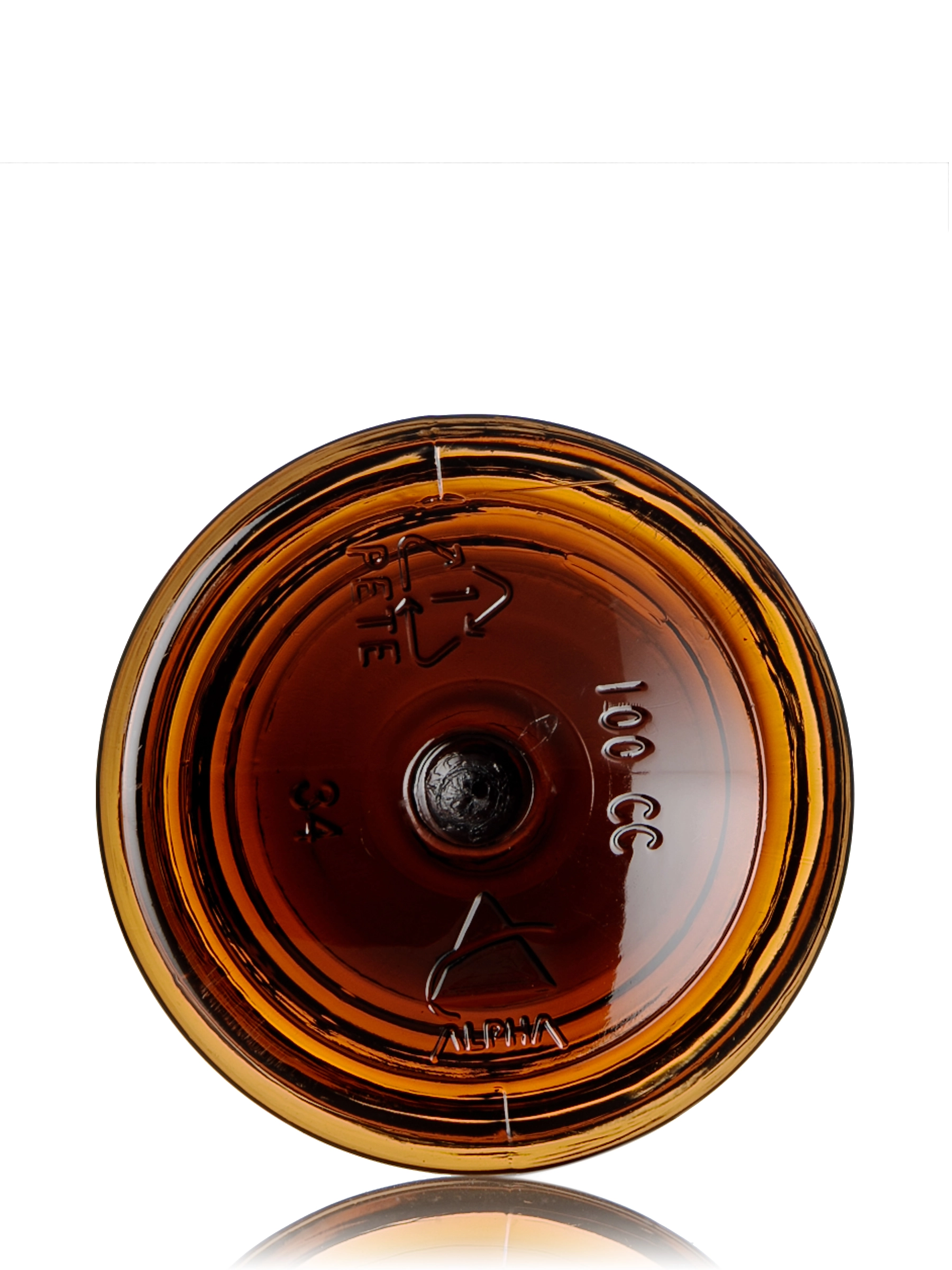 100 cc Light Amber PET Plastic Pill Packer Bottle – B641LA