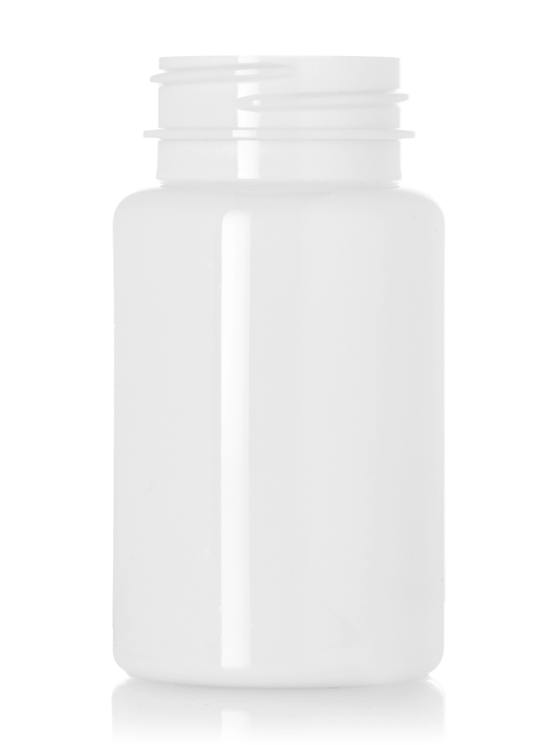 100 cc White PET Plastic Pill Packer Bottle – B641WH