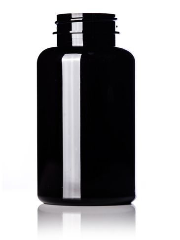200 cc dark amber PET plastic pill packer bottle with 38-400 neck finish