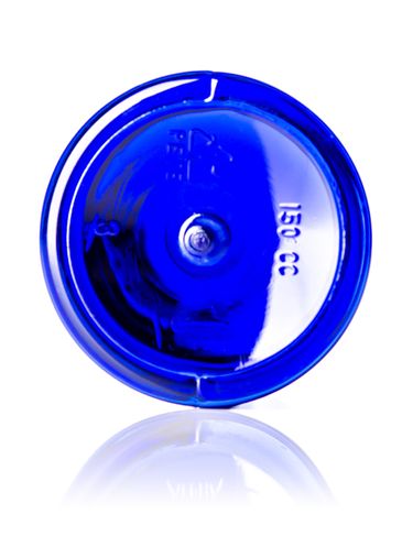 150 cc cobalt blue PET plastic pill packer bottle with 38-400 neck finish