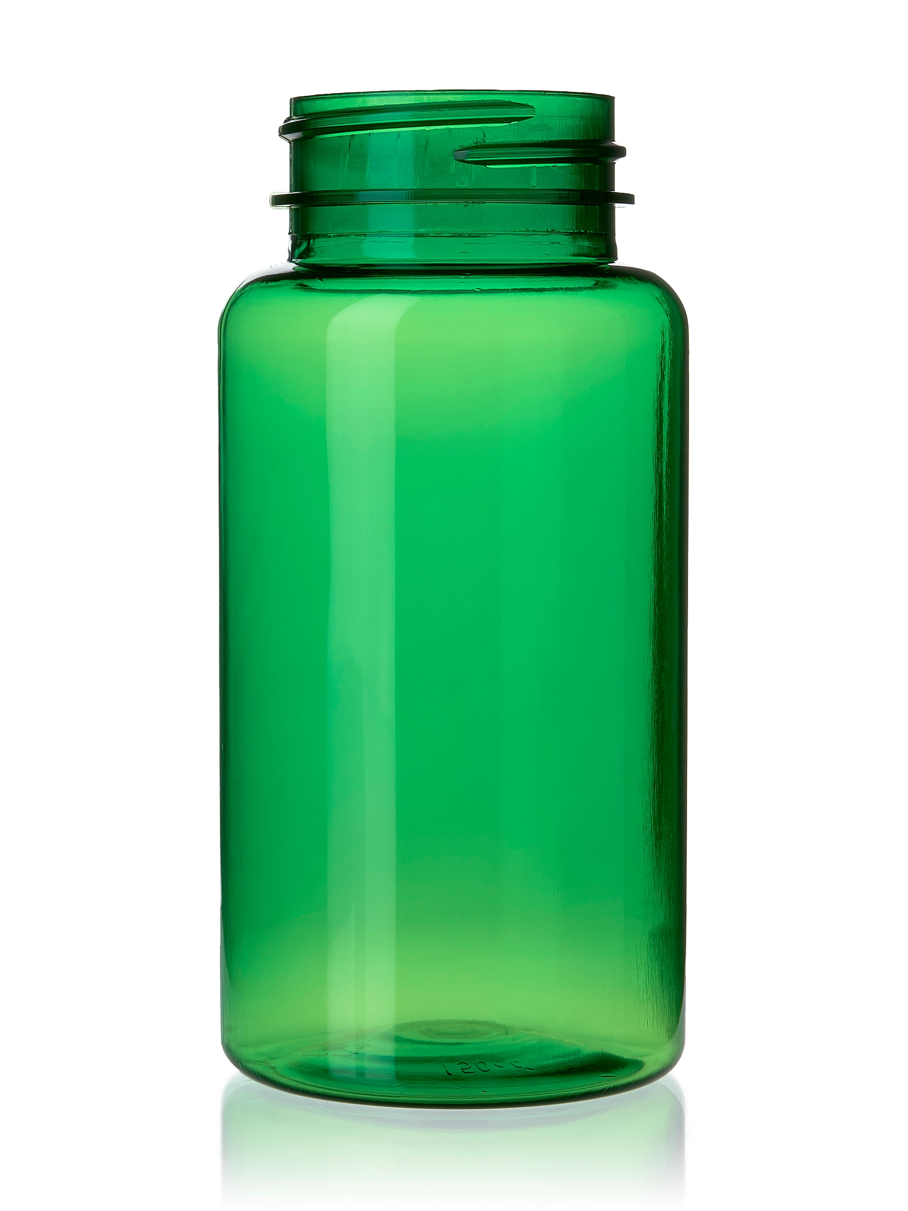 150 cc Custom Green PET Plastic Pill Packer Bottle – B645CUGN1