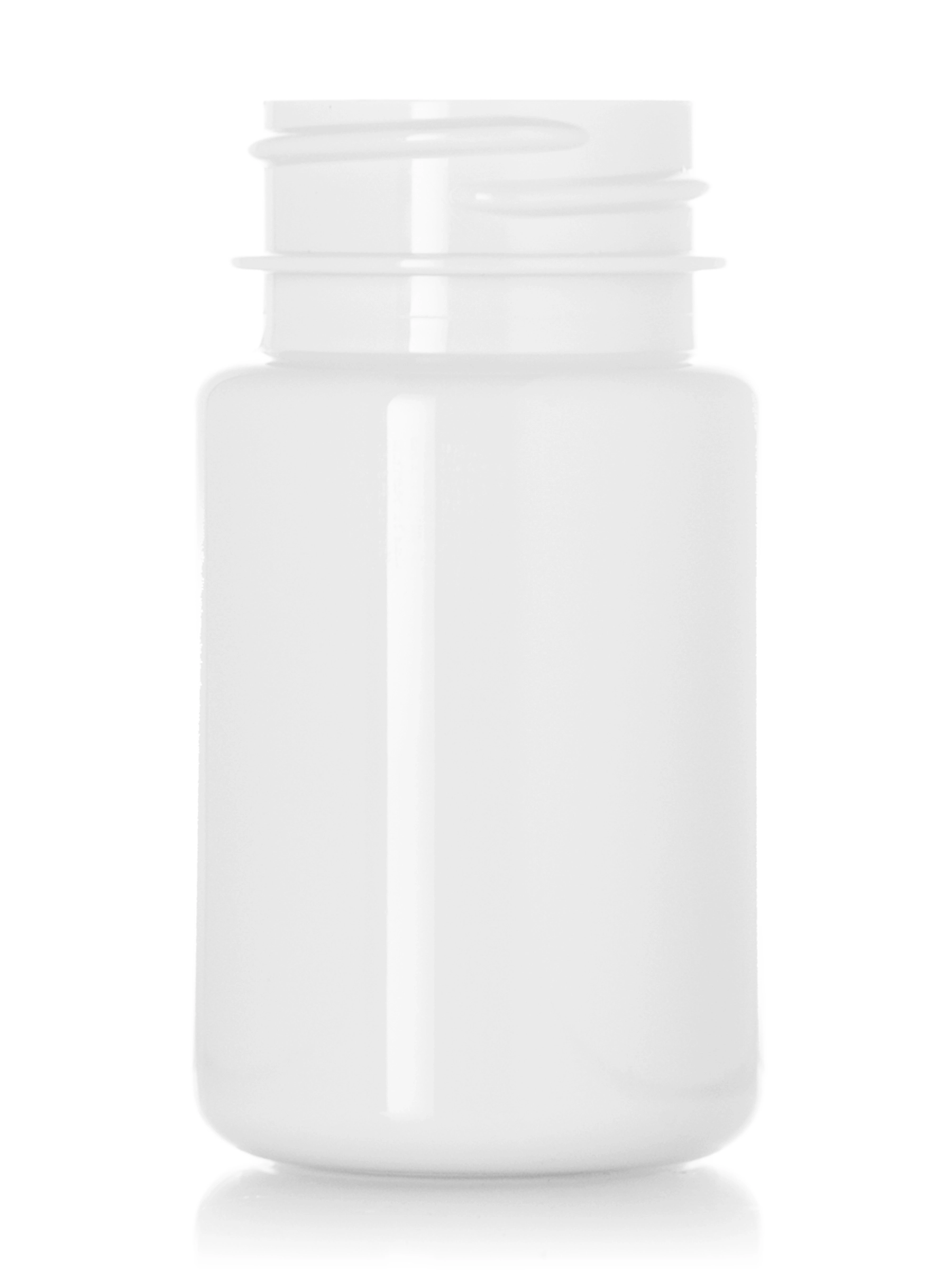 60 cc White PET Plastic Pill Packer Bottle – B648WH