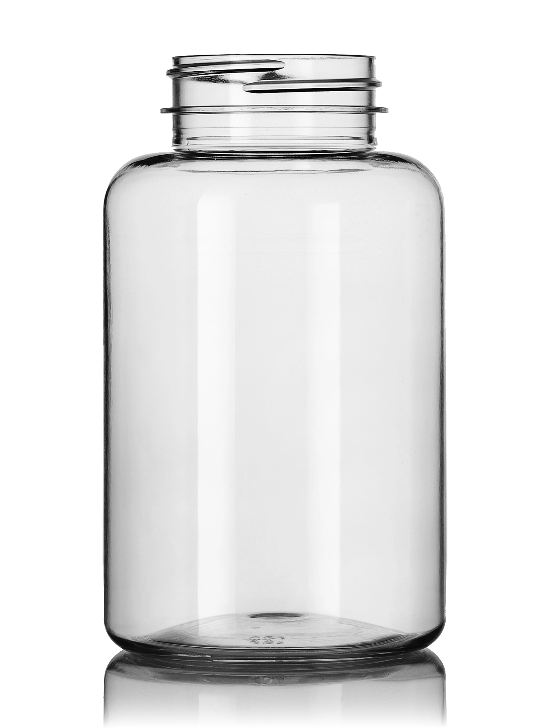300 cc Clear PET Plastic Pill Packer Bottle – B650CL