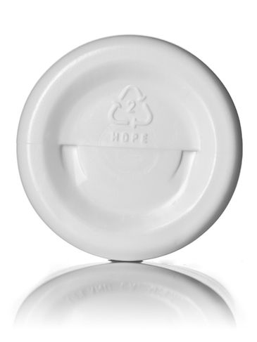 100 cc white HDPE plastic pill packer bottle with 38-400 neck finish