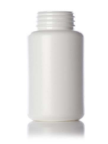 150 cc white HDPE plastic pill packer bottle with hinge guard 38mm neck finish