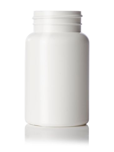 175 cc white HDPE plastic pill packer bottle with 45-400 neck finish