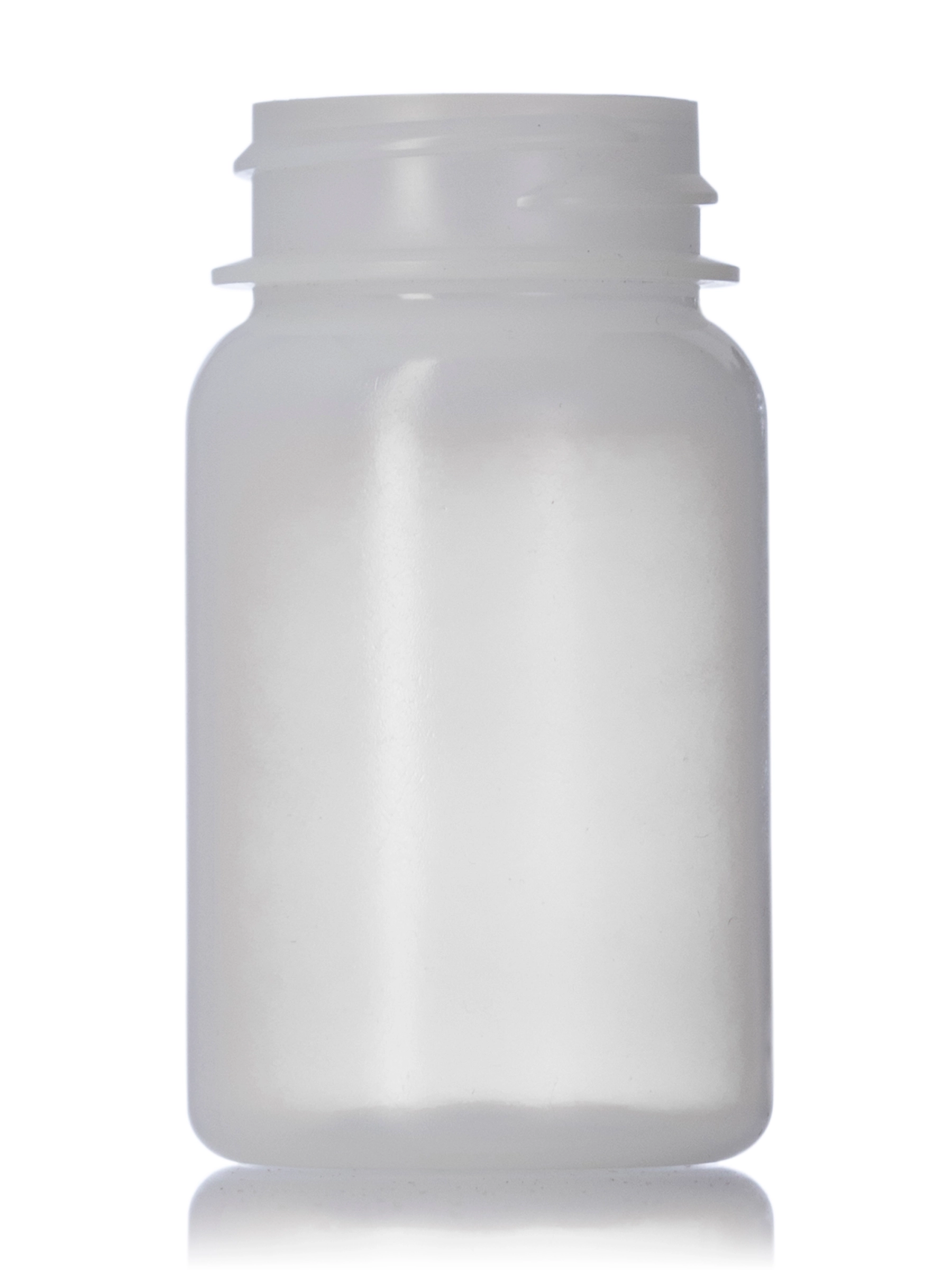 50 cc Natural-Colored HDPE Plastic Pill Packer Bottle – B691NT