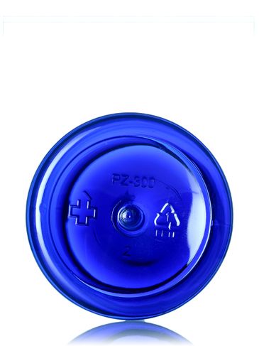 300 cc cobalt blue PET plastic pill packer bottle with 45-400 neck finish