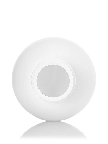8 oz White HDPE Plastic Bullet Round Bottle – B702WH