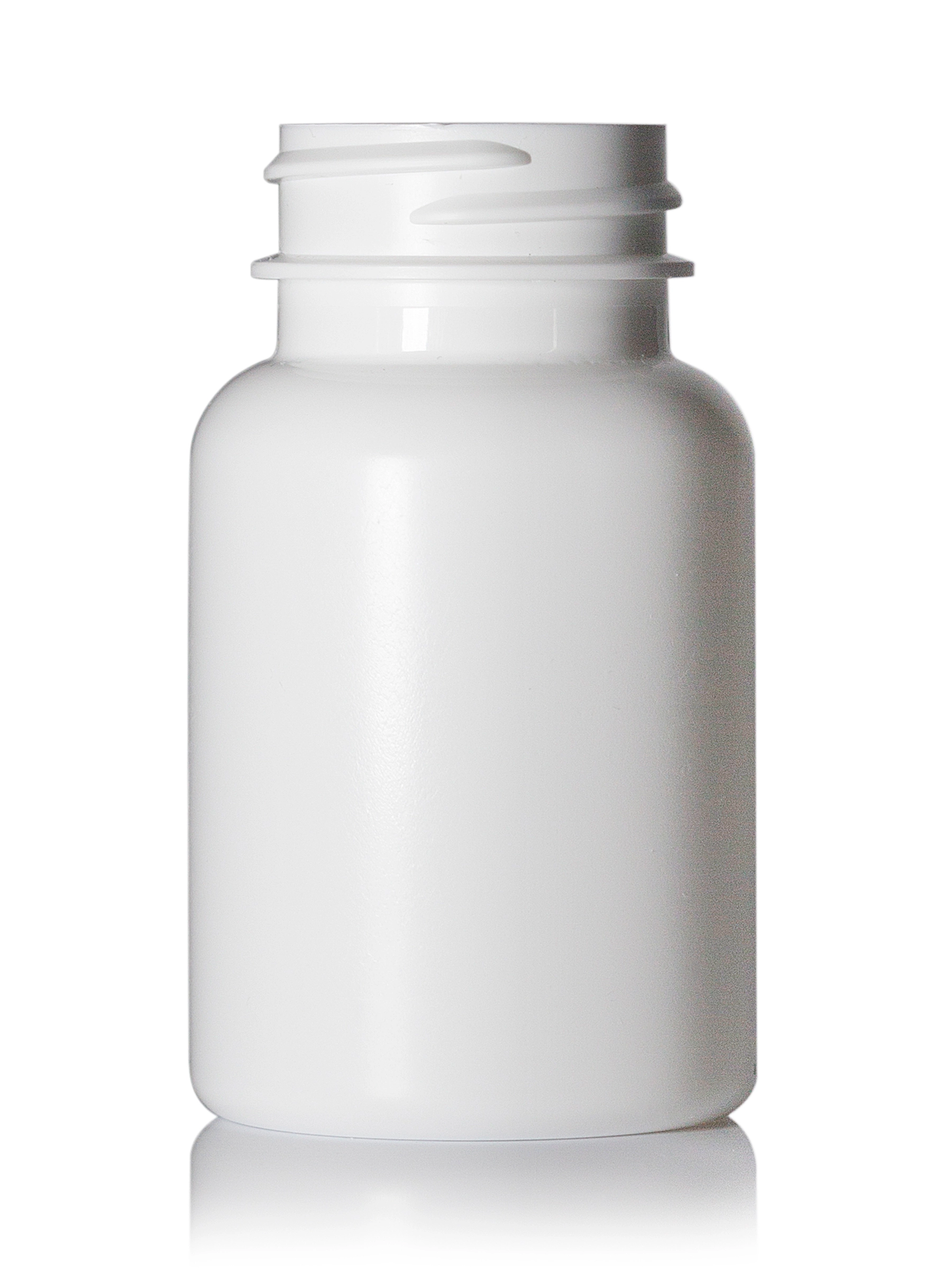 75 cc White HDPE Plastic Pill Packer Bottle – B710WH
