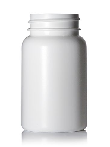 100 cc white HDPE plastic pill packer bottle with 38-400 neck finish