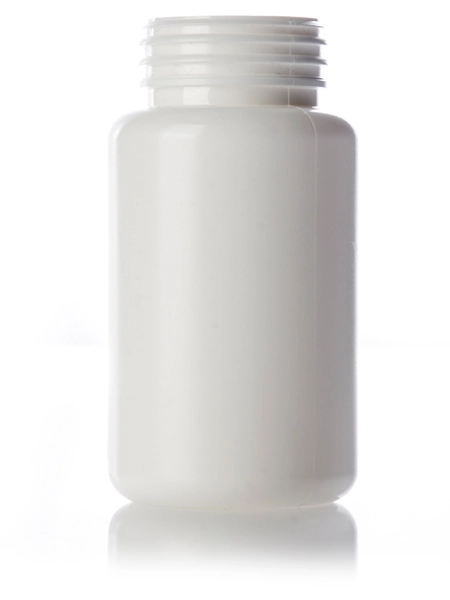 120 cc White HDPE Plastic Pill Packer Bottle – B712WH