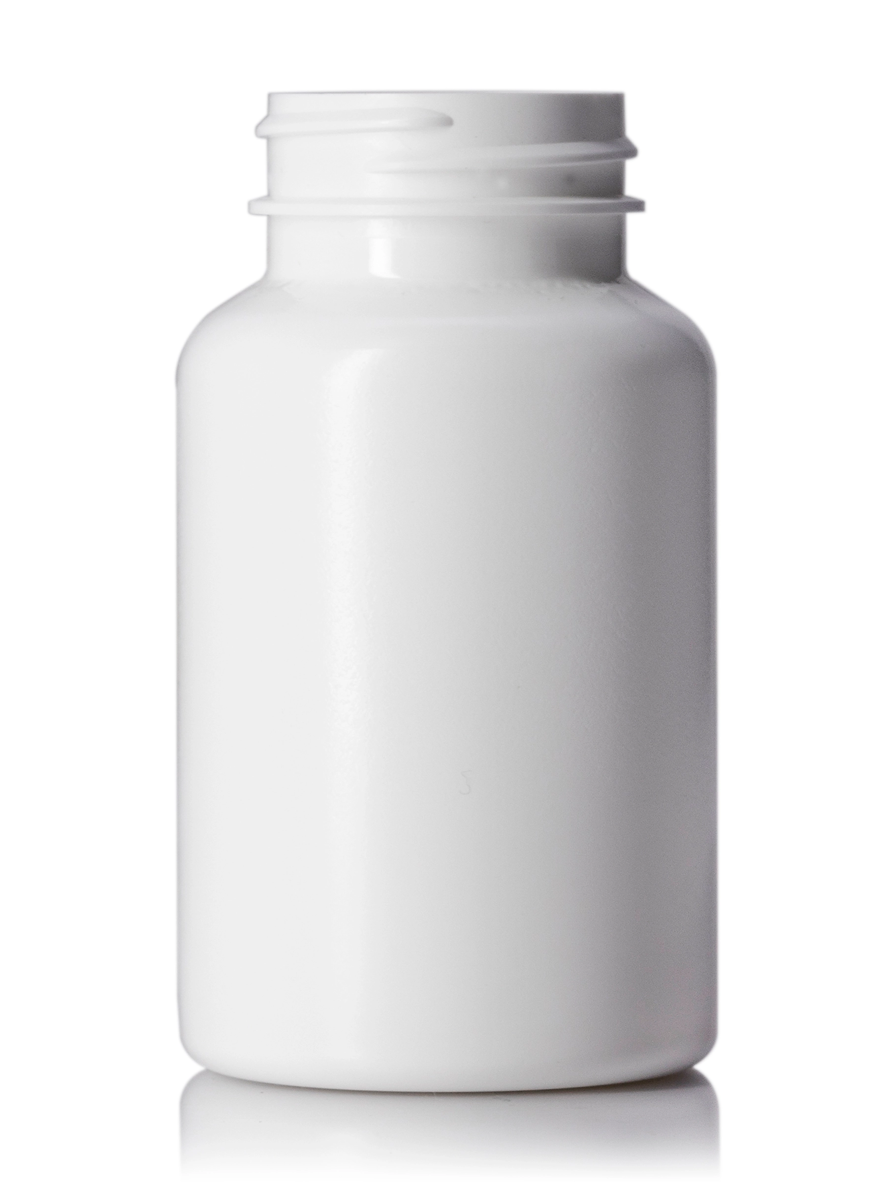 175 cc White HDPE Plastic Pill Packer Bottle – B715WH