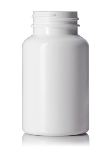 175 cc white HDPE plastic pill packer bottle with 38-400 neck finish