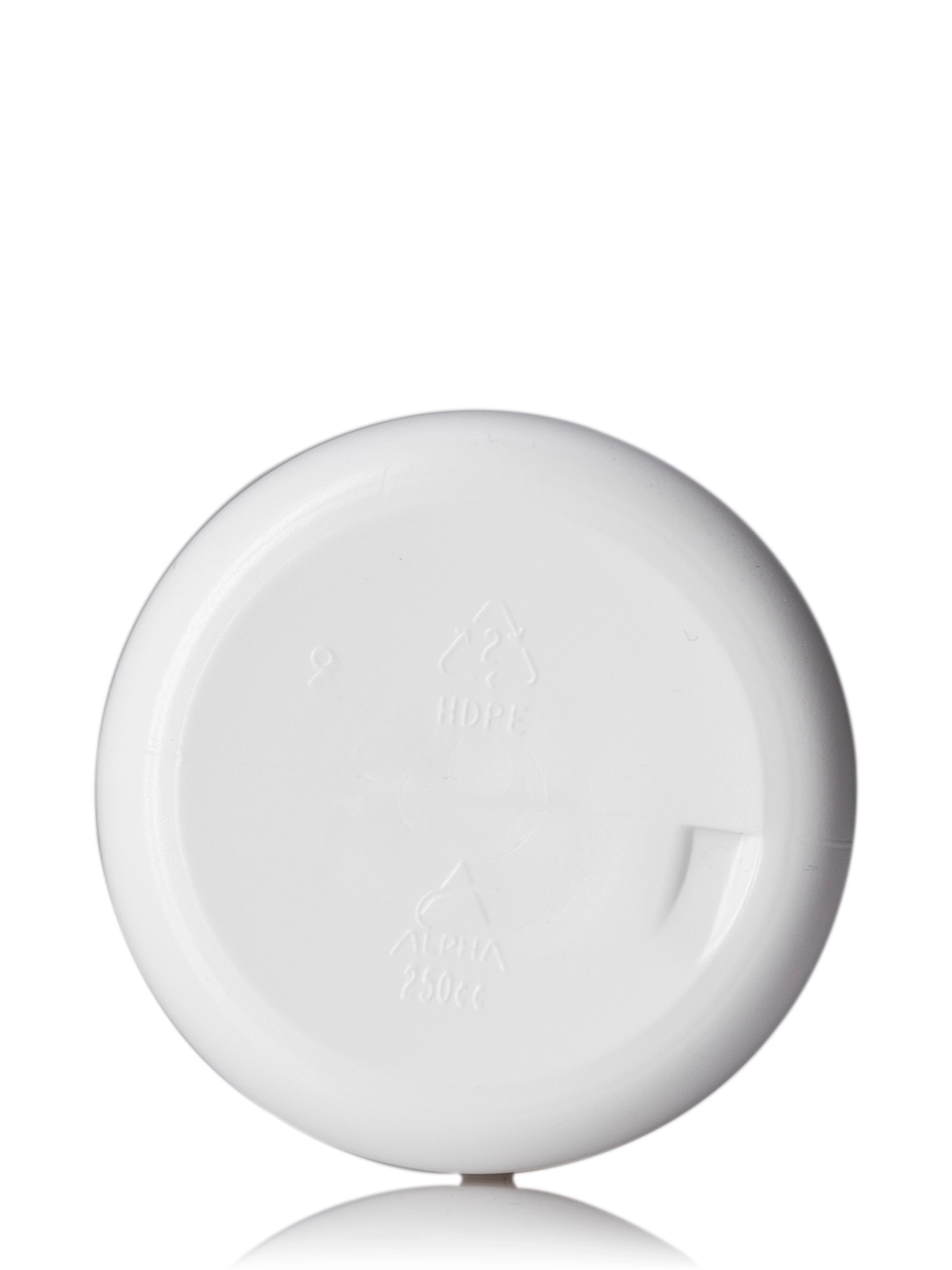 250 cc White HDPE Plastic Pill Packer Bottle – B717WH
