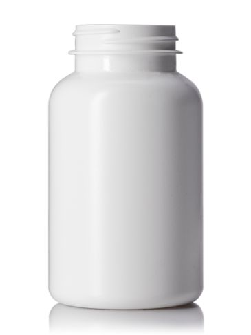 275 cc white HDPE plastic pill packer bottle with 45-400 neck finish