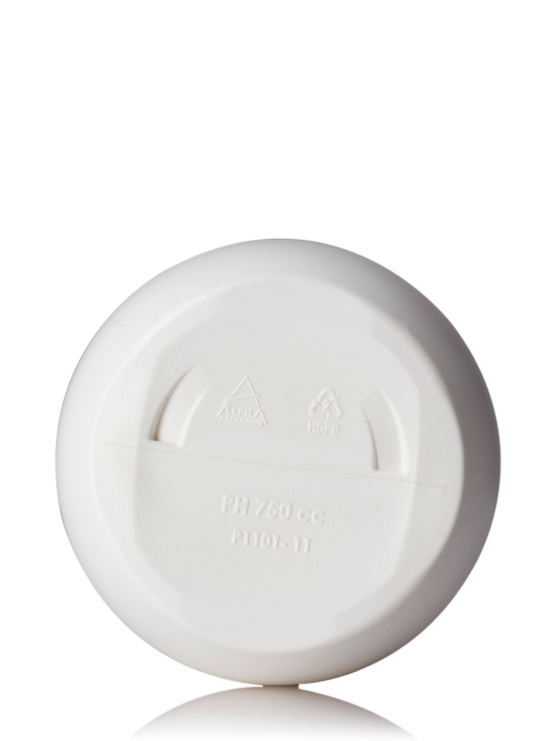 750 cc White HDPE Plastic Pill Packer Bottle – B721WH