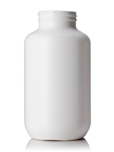 750 cc white HDPE plastic pill packer bottle with 53-400 neck finish