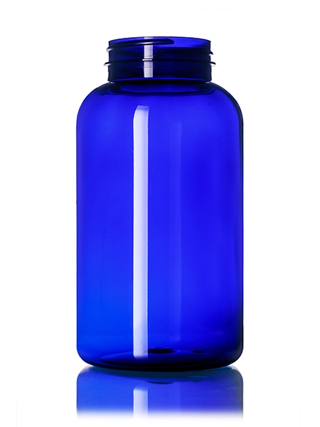 625 cc Cobalt Blue PET Plastic Pill Packer Bottle – B724BL