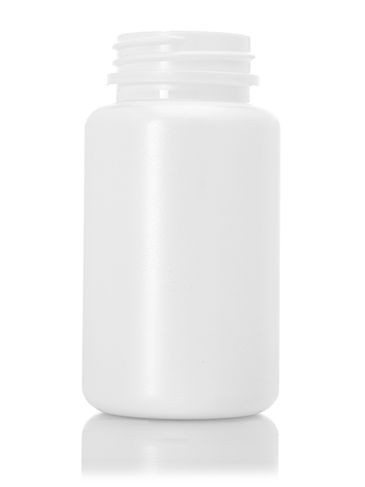 120 cc white HDPE plastic pill packer bottle with 38-400 neck finish