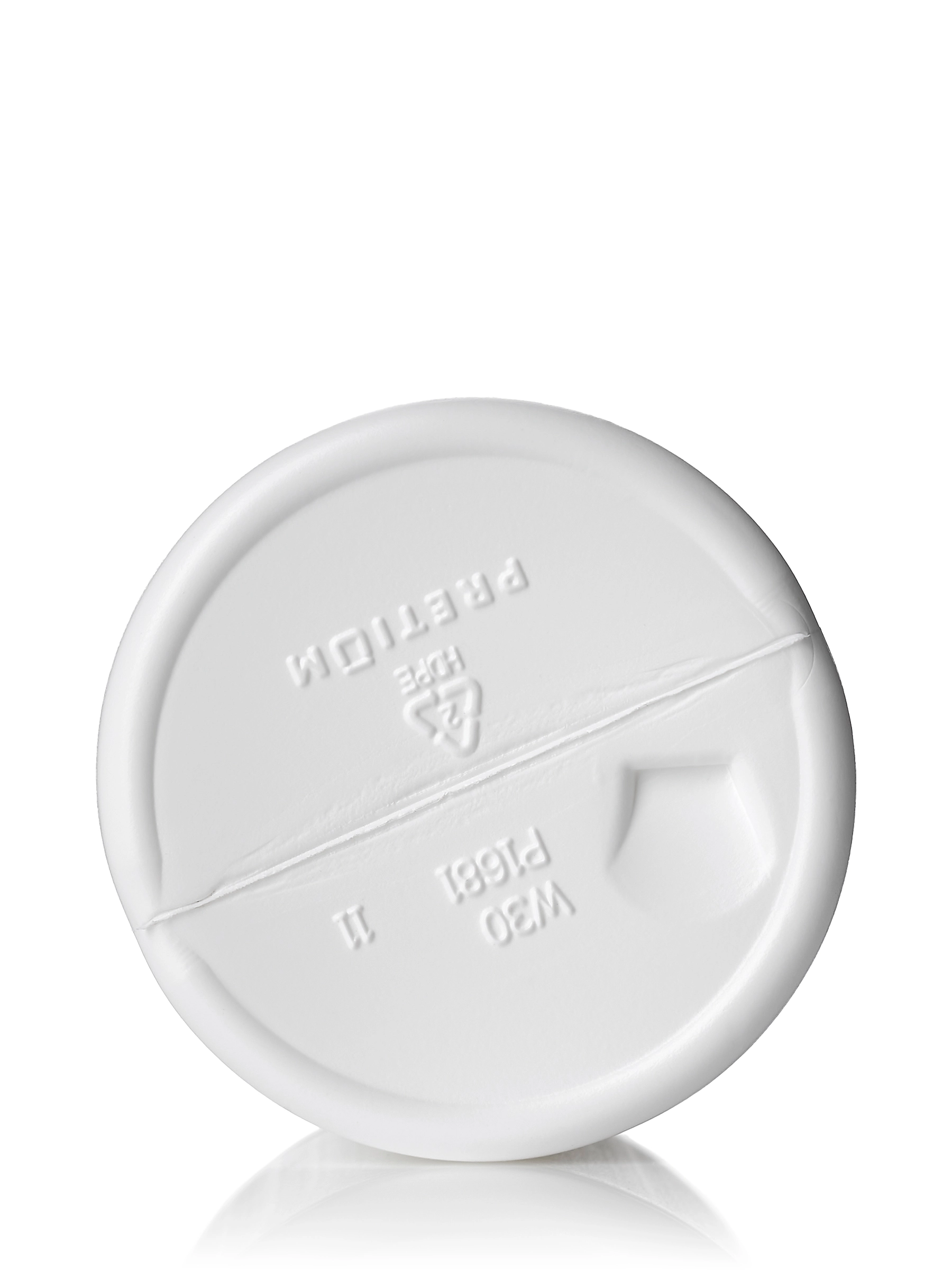 30 cc White HDPE Plastic Pill Packer Bottle – B742WH