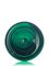 40 cc green PET plastic pill packer bottle with 28-400 neck finish
