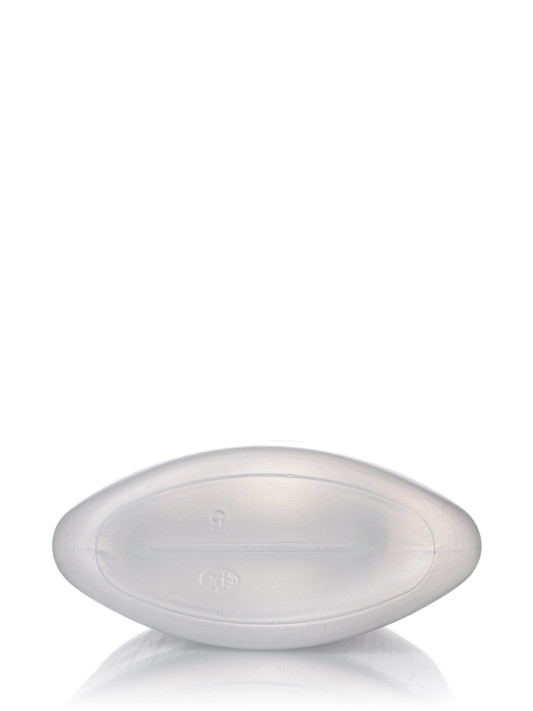 4 oz Natural-Colored HDPE Plastic Oval Bottle – B771NT