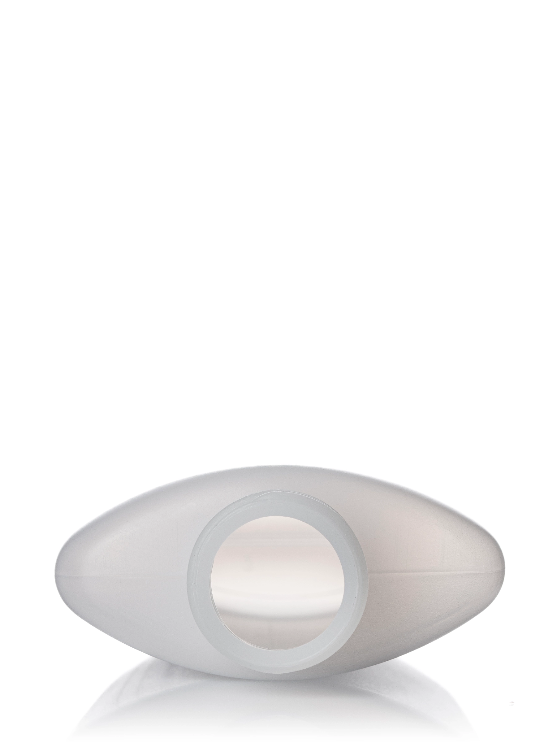 4 oz Natural-Colored HDPE Plastic Oval Bottle – B771NT